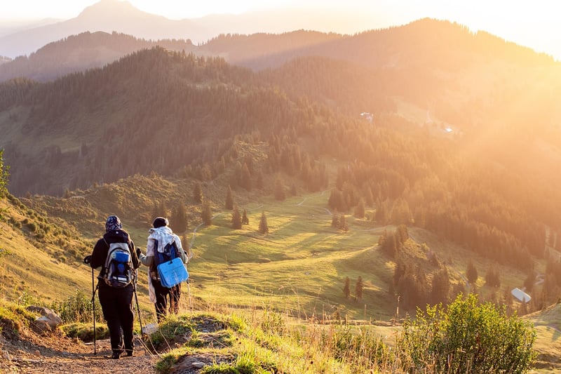 Hiking in Nature